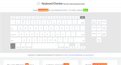 Desktop Screenshot of keyboardchecker.com